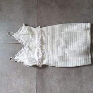 Lilyful Cream Color Dress Size Medium